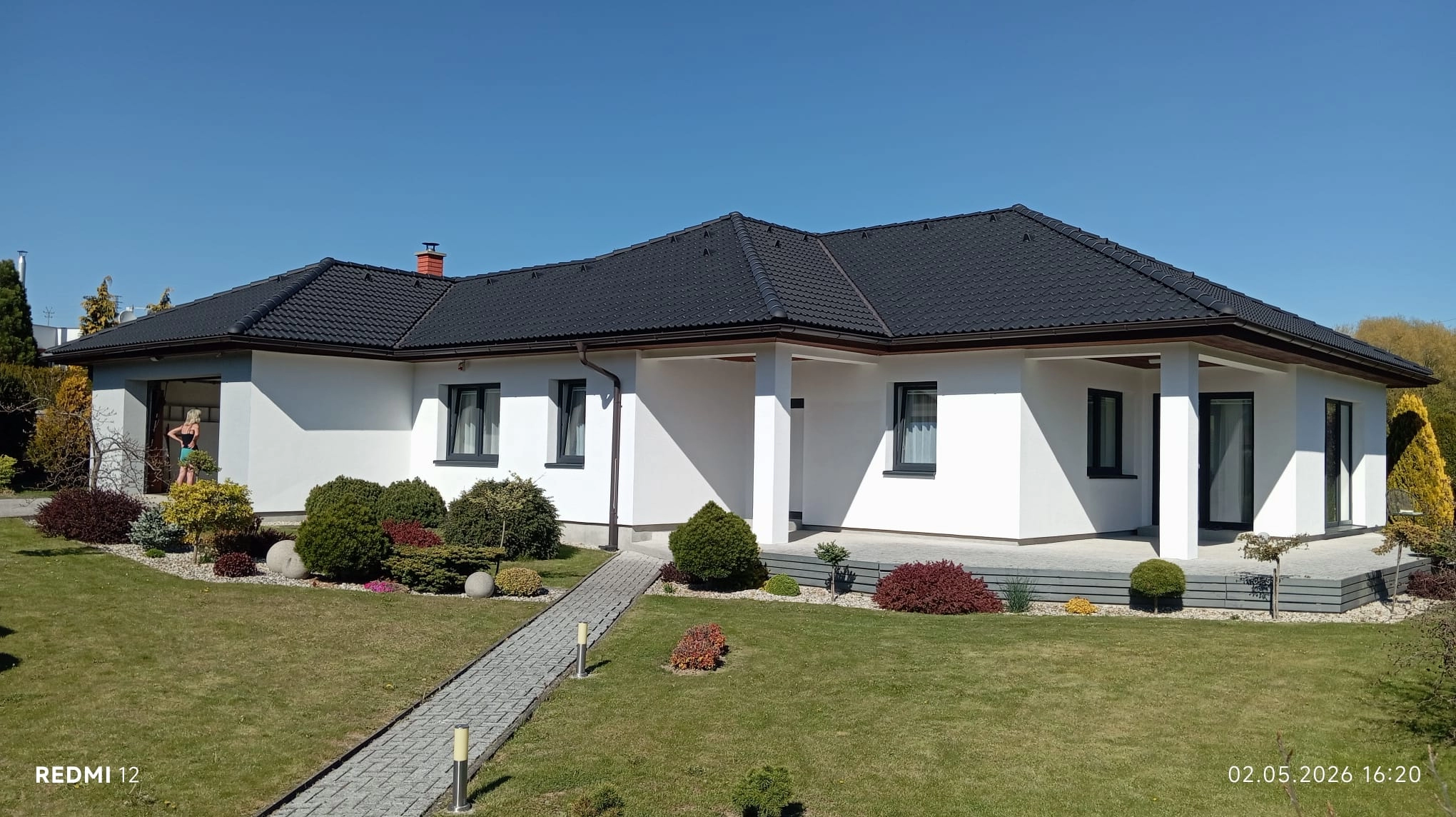 Renovační nátěr taškové střechy - Pelhřimov