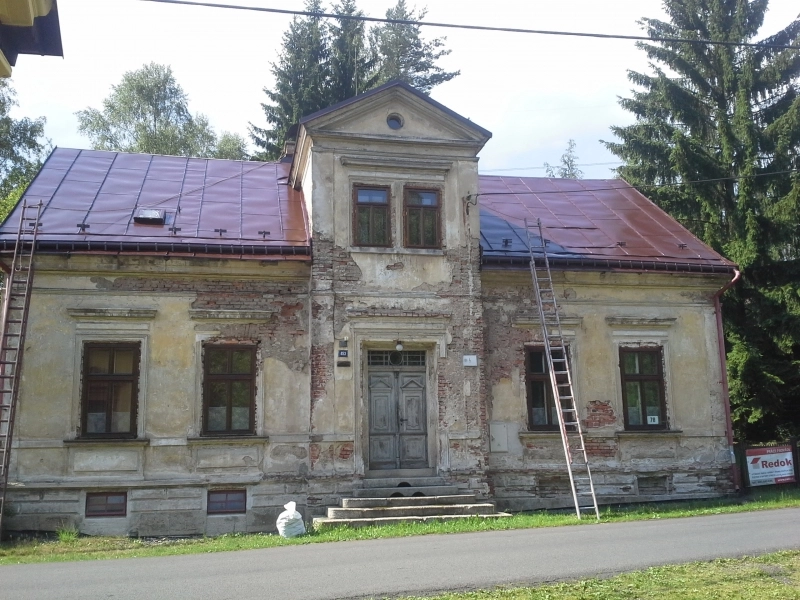 Renovační nátěr plechové střechy