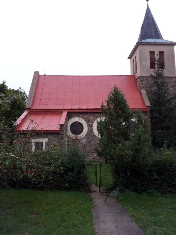 Renovační nátěr plechové střechy