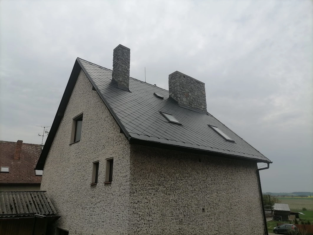 Renovační nátěr eternitové střechy